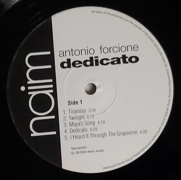 Antonio Forcione - Dedicato (LP, RM, 180)