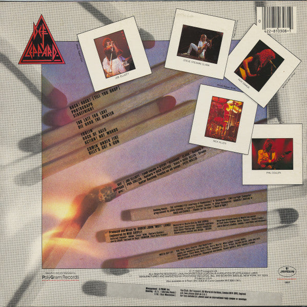 Def Leppard - Pyromania (LP, Album, 72 )