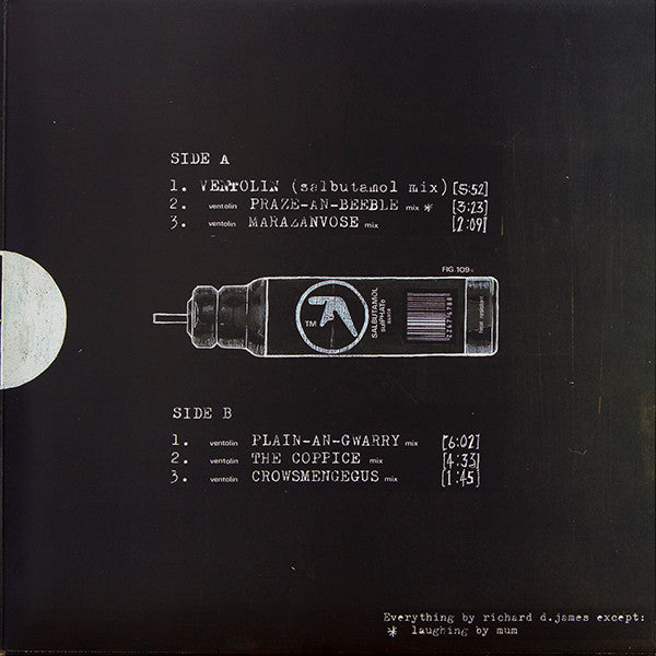 Aphex Twin - Ventolin E.P (2x12"", EP, Ltd)
