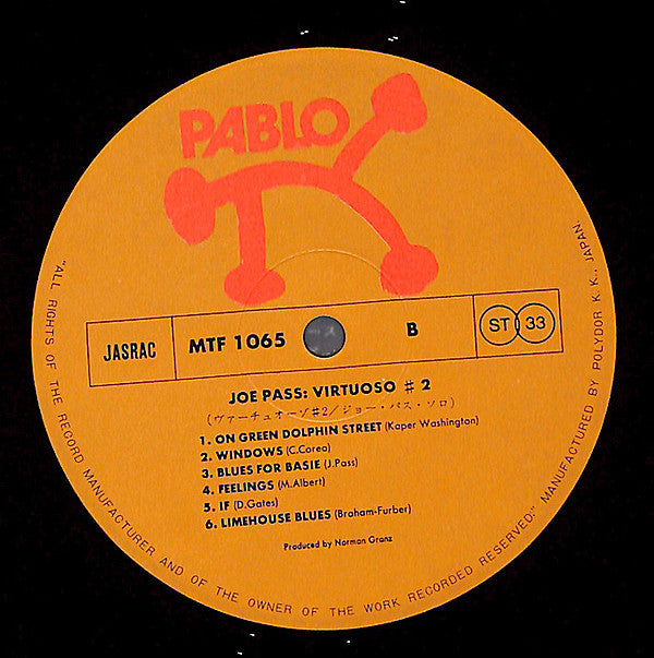 Joe Pass - Virtuoso #2 (LP, Album)
