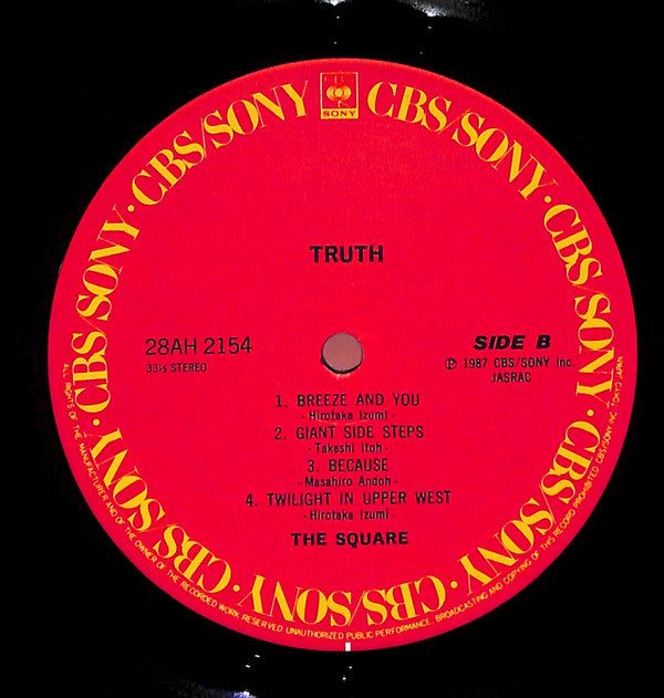 The Square* - Truth (LP, Album)