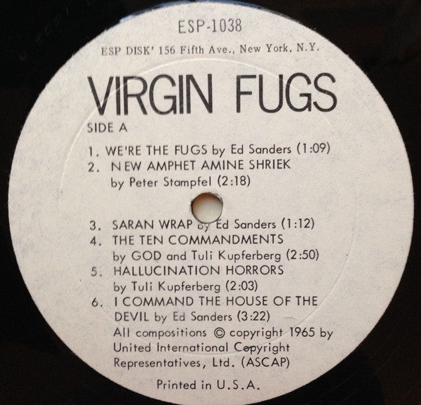The Fugs - Virgin Fugs (LP, Album)