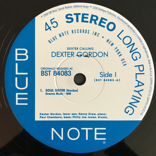 Dexter Gordon - Dexter Calling (2x12"", Album, Ltd, Num, RE, 180)
