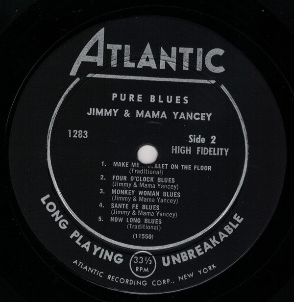 Jimmy Yancey & Mama Yancey - Pure Blues (LP, Comp, Mono)