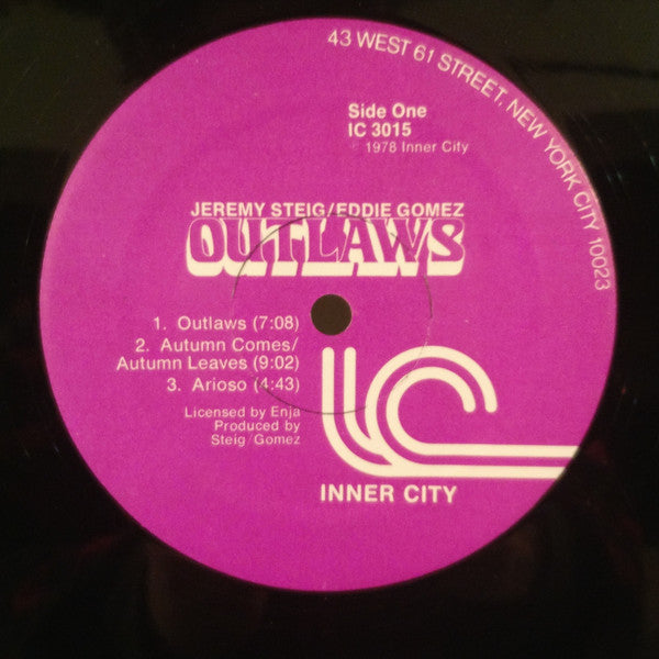 Jeremy Steig / Eddie Gomez - Outlaws (LP)