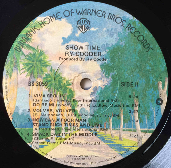 Ry Cooder - Show Time (LP, Album, Los)