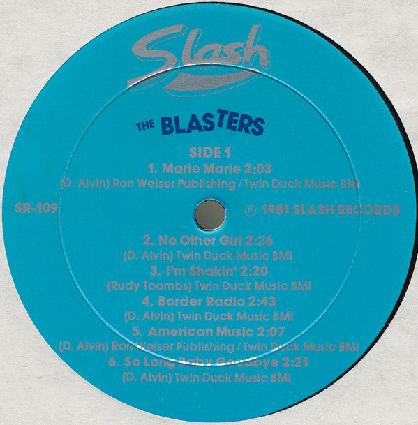 The Blasters - The Blasters (LP, Album)