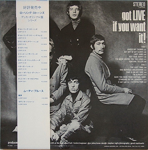 The Rolling Stones - Got Live If You Want It! (LP, Album, RE)