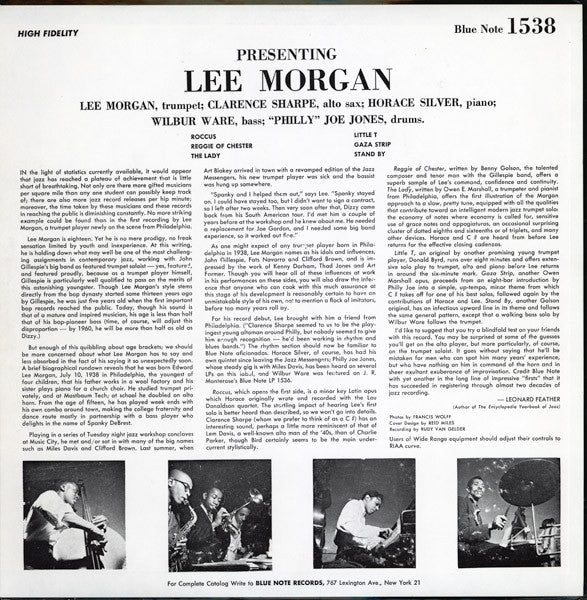 Lee Morgan - Indeed! (LP, Album, Mono, RE, RM)