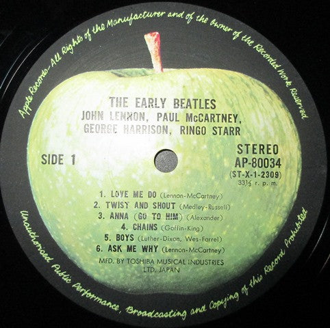 The Beatles - The Early Beatles (LP, Comp, RE, Gat)