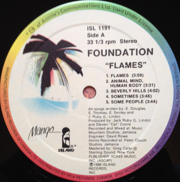 Foundation (14) - Flames (LP, Album)