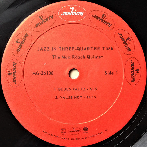 Max Roach - Jazz In 3/4 Time (LP, Album, Mono, RE)