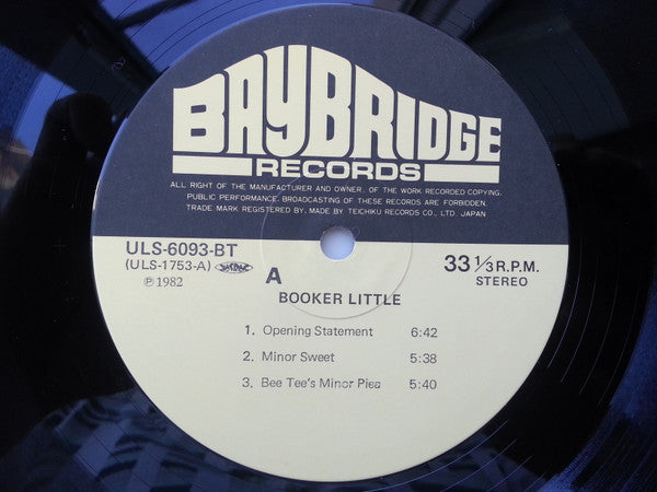 Booker Little - Booker Little (LP, Album, RE, Gat)