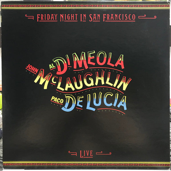 Al Di Meola - Friday Night In San Francisco(LP, Album)