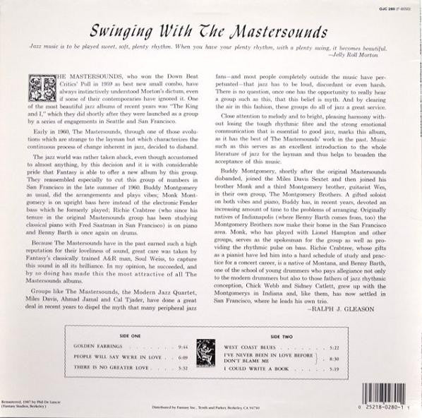 The Mastersounds - Swinging With The Mastersounds(LP, Album, RE, RM...
