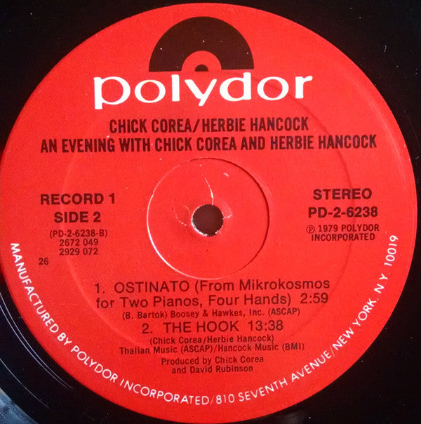 Chick Corea - An Evening With Chick Corea And Herbie Hancock(2xLP, ...