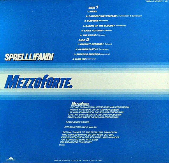 Mezzoforte - Sprelllifandi (LP, Album)