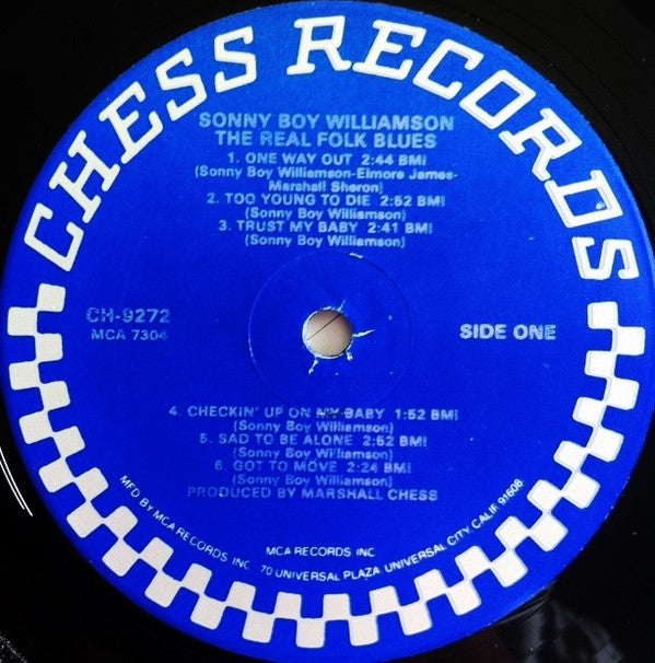 Sonny Boy Williamson (2) - The Real Folk Blues (LP, Album, RE, Glo)