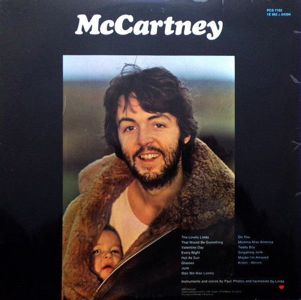 McCartney* - McCartney (LP, Album, Gat)