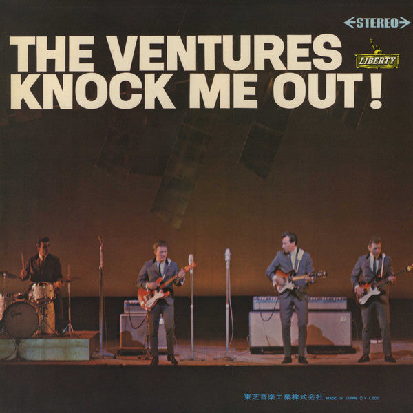 The Ventures - Knock Me Out! (LP, Album, Red)