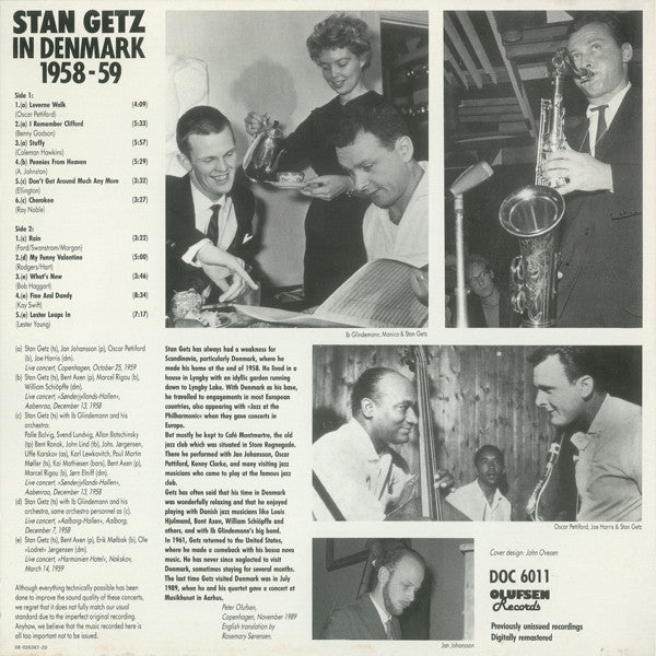 Stan Getz - In Denmark 1958-59 (LP, Album)