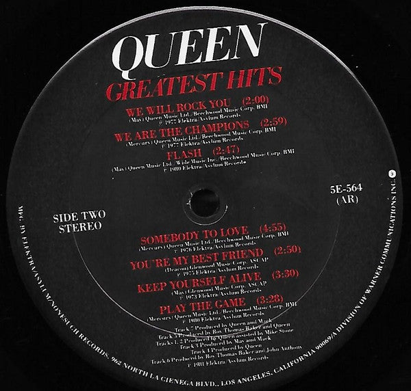 Queen - Greatest Hits (LP, Comp, Club, RP, Car)