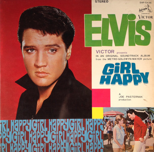 Elvis* = エルヴィス・プレスリー* - Girl Happy = フロリダ万才 (LP, Album)