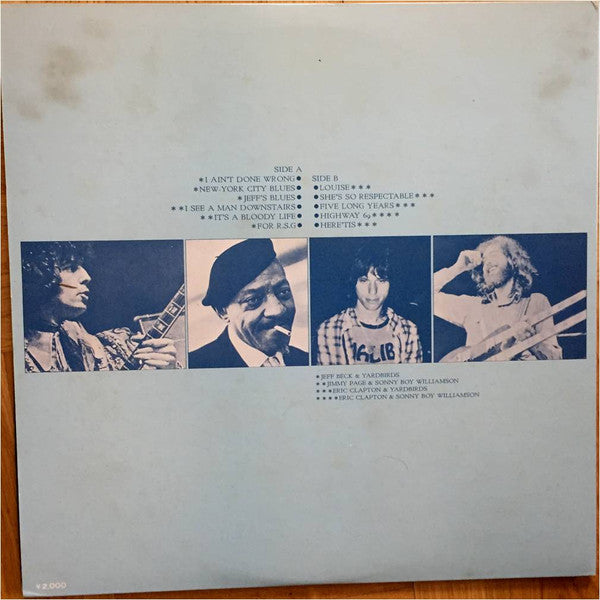 Beck*, Page*, Clapton* - Beck, Page & Clapton (LP, Comp, Gat)