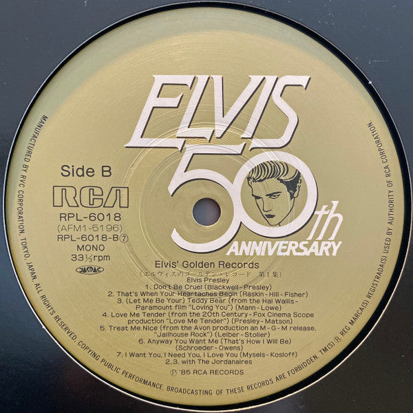 Elvis Presley - Elvis' Golden Records (LP, Comp, Mono, RE, RM)