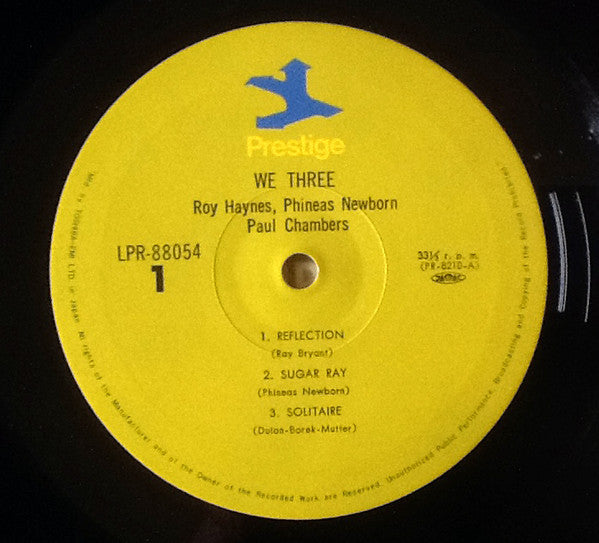 Roy Haynes - We Three(LP, Album, Mono)