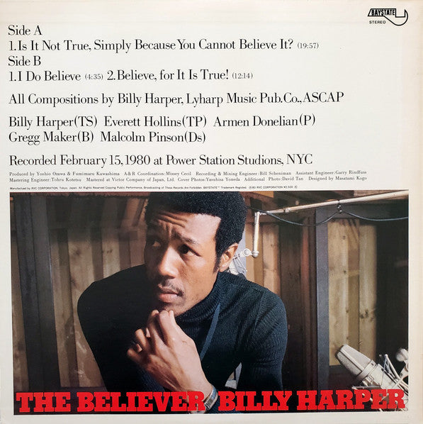 Billy Harper - The Believer (LP, Album)