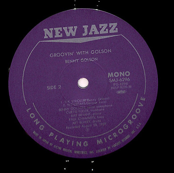 Benny Golson - Groovin' With Golson (LP, Album, Mono, RE)
