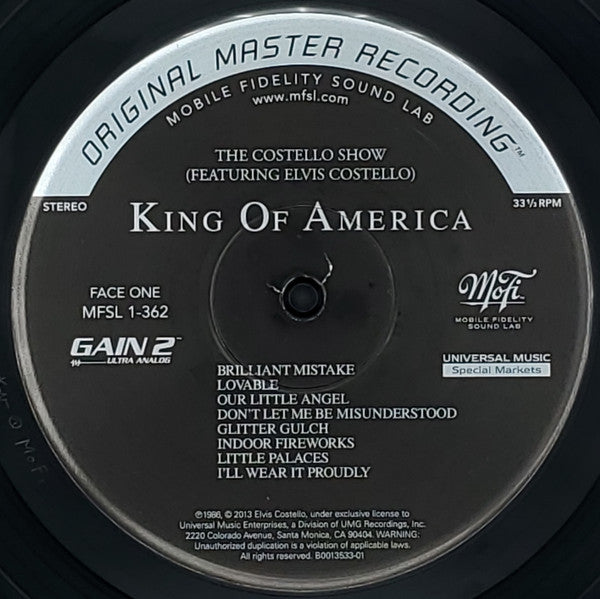 The Costello Show - King Of America(LP, Album, Ltd, Num, RE, RM, 180)