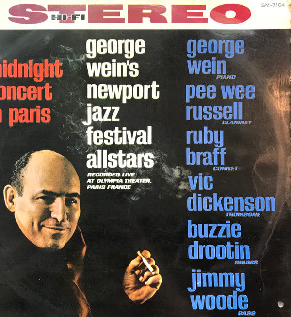 George Wein & The Newport All-Stars - Midnight Concert In Paris(LP,...