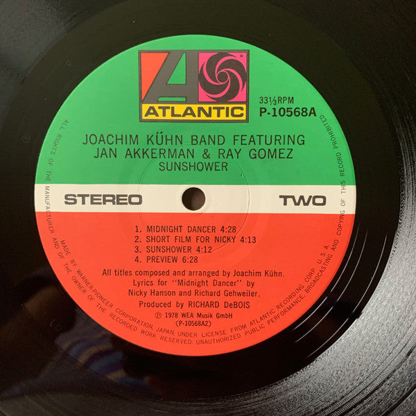 Joachim Kühn Band - Sunshower(LP, Album)