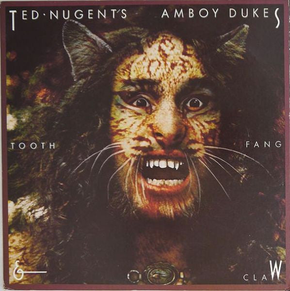 Ted Nugent's Amboy Dukes* - Tooth, Fang & Claw (LP, Album, Promo)