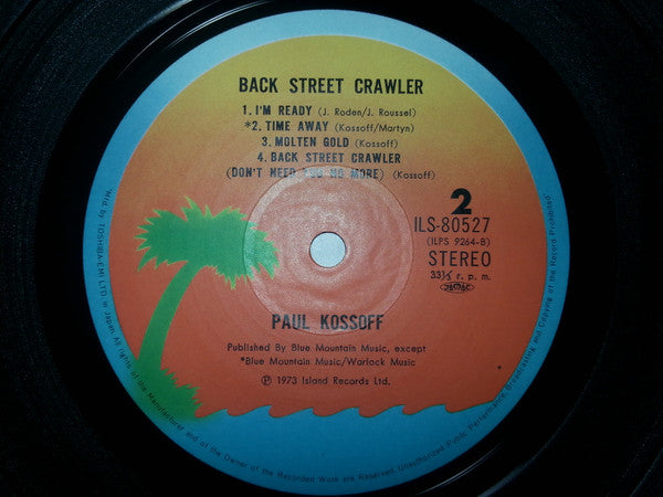 Kossoff* - Back Street Crawler (LP, Album)