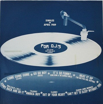 Various - Singles On April 1989 For D.J.'s (12"", Comp, Promo)