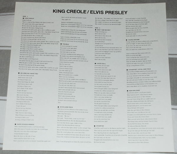 Elvis Presley - King Creole (LP, Album, RE)