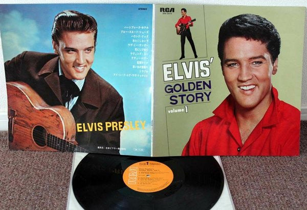 Elvis Presley - Elvis' Golden Story, Volume 1 (LP, Comp, RE, Ora)