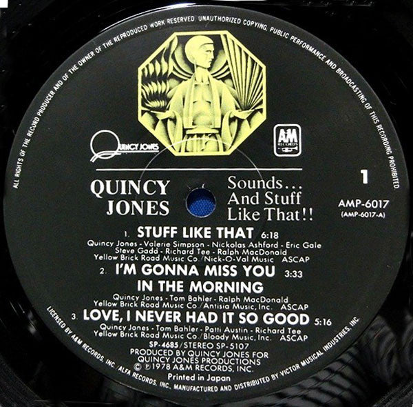 Quincy Jones - Sounds ... And Stuff Like That!! (LP, Album, RE)