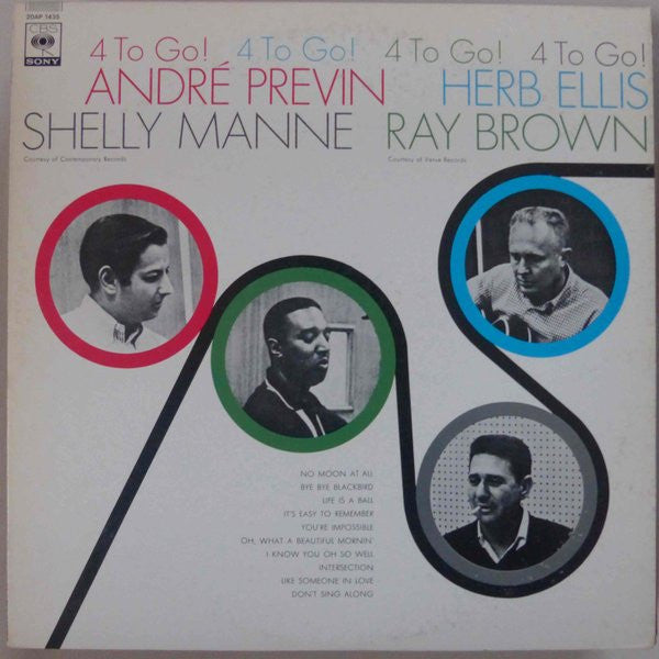 André Previn - 4 To Go!(LP, Album, RE)