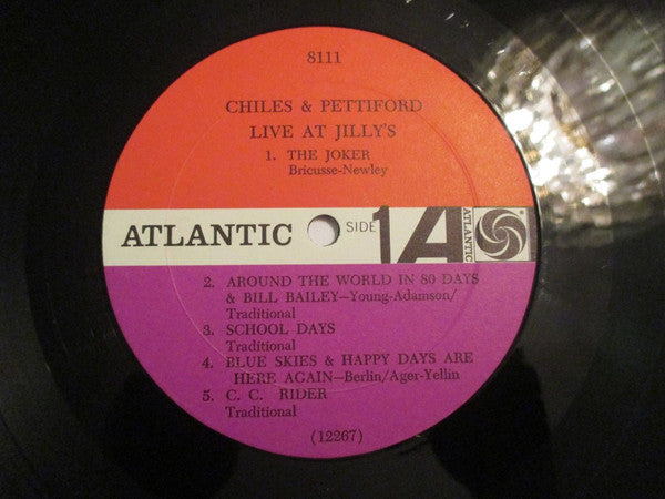 Chiles & Pettiford - Live At Jilly's (LP, Album, Mono)