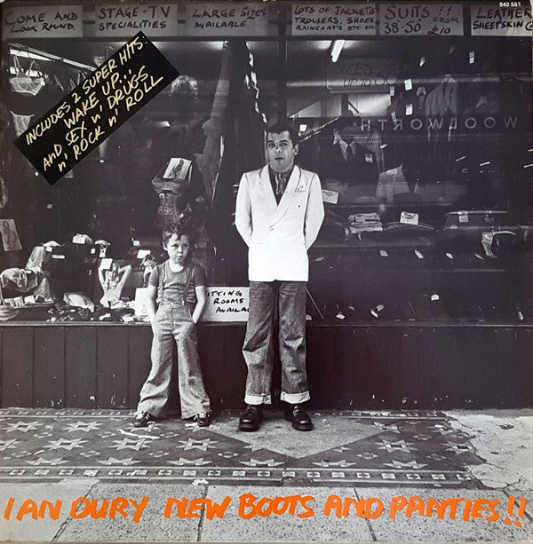 Ian Dury - New Boots And Panties!! (LP, Album, Gat)