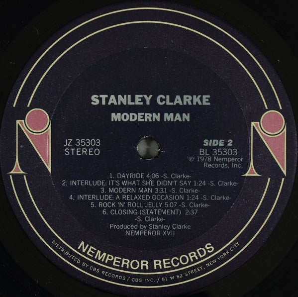 Stanley Clarke - Modern Man (LP, Album, Ter)
