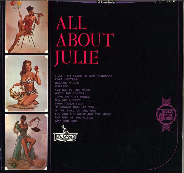 Julie London - All About Julie  (LP, Comp, Red)