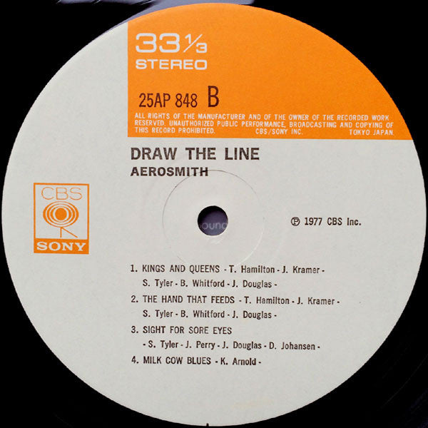 Aerosmith - Draw The Line (LP, Album)