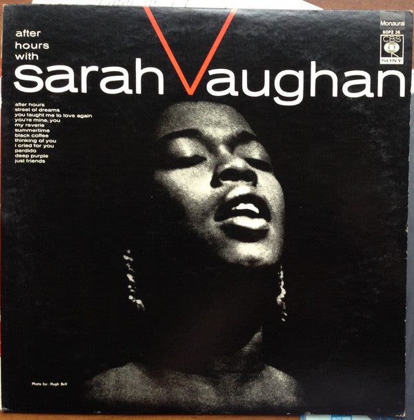 Sarah Vaughan - After Hours With Sarah Vaughan (LP, Album, Mono, RE)