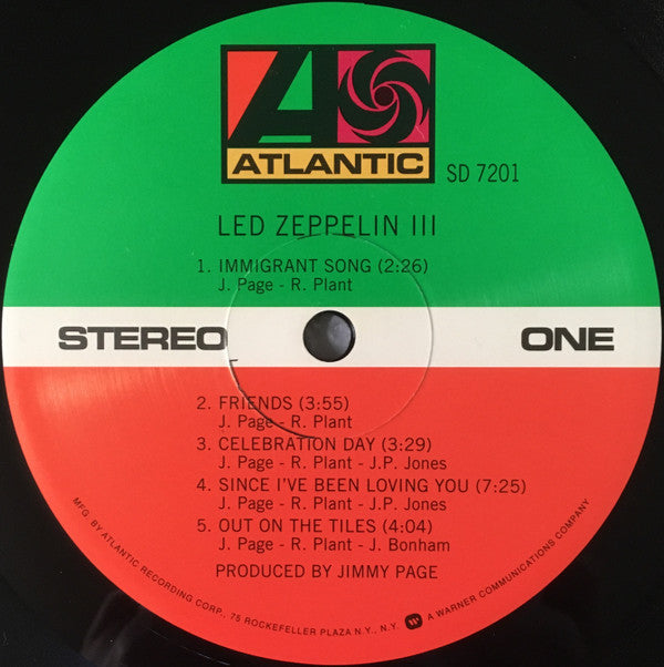 Led Zeppelin - Led Zeppelin III (LP, Album, RE, 180)