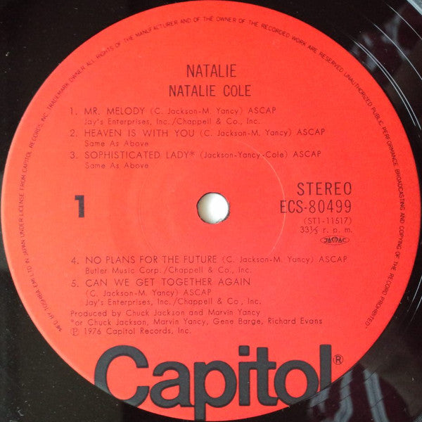 Natalie Cole - Natalie (LP, Album)